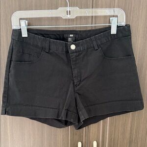 H&M Women's Classic Black Jean Shorts